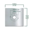 Il bruciatore di stufa da 0,2 mm copre il tappetino per rivestimento a gas protezione per piano cottura riutilizzabile per la gamma di gas resistente al calore per il tappetino da cucina