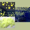 Stickers muraux 100 pièces étoile colorée lueur dans le noir lumineux pour chambre d'enfants bébé chambre maternelle 3D décalcomanies décor à la maison