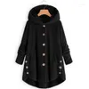 Women's Fur Winter Woman Coat 2023 Luxury Pink Jacket Leopard Print Solid Color Hooded Jackets Faux Coats For Outerwear