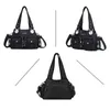 Skewers Angelkiss Women Handbags Large Capacity Shoulder Bag Fashion Satchel Soft Pu Hobos Bag Phone Pack Multipockets Tote