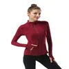 LU-88 Définir veste de yoga fermeture éclair complète mode printemps et automne vêtements de sport ajustés train course gymnase yoga veste cardigan de couleur unie 2023 meilleure vente lululemens