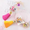 Keychains 2023 Women Keychain Dancing Lion DIY Cute Couples Lucky Bag Animals Pendant Creativity