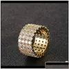 Band Rings Size 612 Men Women Engagement Iced Out 4 Rows Cz Gold Sier Love Diamond Luxury Nice Gift 7Uwl2 Rgcdz Drop Delivery Jewelry Dhdmq