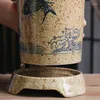 Lagerung Flaschen Retro Keramik Lagerung Halter Essstäbchen Ablauf Einfache Hause Besteck Messer Löffel Gabeln Rack Küche Regale