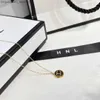 Hänghalsband avancerad design halsband mode lyxiga halsband urval av kvalitet smycken långkedjig modestil utsökt tjej gåva z230819