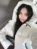 Designer Femmes Court Vers Le Bas Veste À Capuche Parka Épais Outwear Manteaux Double Downs Coupe-Vent Hiver Mode Vestes SML