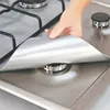 Tischläufer schwarzer Silbergasherdschutz wiederverwendbarer Brenner -Deckungs -Liner Matte Brandverletzungen Schutz Küchenwerkzeuge Versorgung Gebrauch
