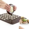 Baking Moulds Mods 30/48 Holes Sile Mat For Oven Aron Non-Stick Cake Pad Bakeware Pastry Tools Drop Delivery Home Garden Kitchen Dinin Dh0Xx