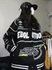 Giacche da donna giacca alfabeto uniforme motocicletta molla di baseball e autunno bf vento design sente per cappotti studenteschi 230818
