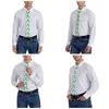 Bow Ties Cactus Slyckor män kvinnor mode polyester 8 cm smal kaktus öken söta växter hals för män kostymer tillbehör gravatas