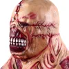 Máscaras de festa Halloween Zombie Mask Scary Tyrant Horror Evil Cosplay Nemesis Costum Props Movie Latex Clown Devil Face Cover 230818