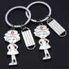 Key Rings Cute Nurse Face Mask Keychain Medical Students Holder Thanksgiving Gift For And Doctor Drop Delivery Smt0U