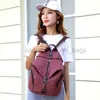 Backpack Canvas Multi Funcional Casual Feminino Adequado para Garotas Adolescentes 2023 Novo Verão Bolsa de ombro de grande capacidade Caitlin_fashion_bags