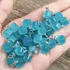 Strand Natural Amazonite Cube Pendant Jewelry For Women Man Healing Crystal Beads Energy Stone Reiki Gemstone 1PCS