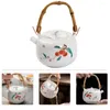 Dinnerware Sets Ceramic Teapot Bamboo Handle Household Making Restaurant Home Teaware Coffee Water Kettle