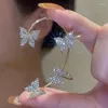 Dos Boucles D'oreilles Papillon Fée Clip Non Percé Pour Les Femmes Sans Trous Parfait Cadeaux D'anniversaire De Noël Et Accessoires De Fête