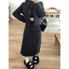 Zweiteiliger Kleid unxx französische soziale zweiteilige Set 2023 Springautumn Rockanzug hoher Sinn modische Jacke Schlanker Fit Quaste Long