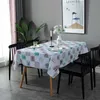 Mantel con estampado de animales, mantel impermeable para mesa, mesas de centro, tela de fondo, decoración del hogar R230819