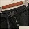 Röcke Sommer Denim Saia Jeans Rock Frauen Irregar High Taille Meshwork Lange plisse