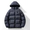 Homme Veste Parkas Épais Vers Le Bas Bomber Manteaux Doudounes Manteau D'hiver À Capuchon Outwears Fermetures À Glissière Chemises Tops Coupe-Vent Taille Asiatique M-3XL