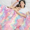 Couvertures lueur dans la couverture sombre flanelle jeter couverture doux chaud canapé couvertures couverture légère pour enfants R230819