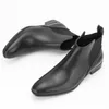 Buty klasyczny retro rzeźbiony retro Brogue Chelsea Men Modna skórzana kostka męskie buty na krótkie hightop Buty plus rozmiary 230818