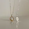 Naszyjniki wiszące Minar Charms Nieregularna barokowa perła dla kobiet złota srebrna plastrowana pasmo łańcucha choker pendientes