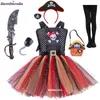 Cosplay Enfants Pirate Costumes Filles Enfants Fantasia Infantil Déguisement Vêtements Halloween Carnaval Costume De Fête pour Fille 230818