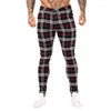 Pantalon homme 2023 commerce extérieur transfrontalier Europe et amérique automne décontracté multicolore personnalisé polyvalent costume Plaid