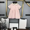 Roupas de bebê meninas vestido crianças designer listra minimalista vestido tamanho 100-160 frete grátis vogue saia de verão novo produto April07