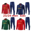 23 24 البرتغال Joao Felix Soccer Jerseys Football Tracksuits دعوى تدريب Ruben Neves Bruno Ronaldo Fernandes Portugieser 23 Portugal Tracksuit Men Kit