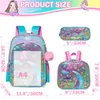 Plecaki spotykają plecak dla dziewcząt dla dzieci szkolne bukszowe uczniowie elementarne torba podróżna z pudełkiem na lunch 230818