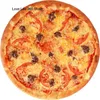 Battaniyeler Süper Yumuşak Sıcak Meksika Flannel Battaniye Yuvarlak Şekli Pizza Uçak Seyahat Tortilla Nap Nap Sarma Yüksek Kalite Battaniyesi R230819