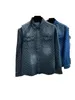 2023 Men designer Coat Jacket Double letter jacquard denim long sleeve women gray blue M-3XL