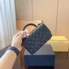 2023 moda Casual mujer cadena romboidal Mini bolso bandolera de un solo hombro