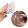 Rücken Ohrringe Trendy Heart Hoop für Frauen eingelegt Bling CZ Mode Crystal Open Love Party täglicher Tragen moderner Schmuck