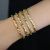 Bracelets de charme 4 cores CZ POMELHO CELIMENTO PULHERAÇÃO DE TENNIS PULHER