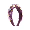 Luxury Baroque Headband Flower Hair Hoop Head Bands For Ball Party Wediing FG1255