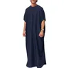 Etnische kleding 2023 Arabische Dubai Lange shirt gewaden Pakistan Islamitische moslimmannen Abaya Kaftan Fashion Thobe Plus Size 5xl Caftan