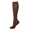 Chaussettes pour hommes été tube moyen couleur unie Compression filets de pêche haut Extra large bas de noël porte-jarretelles cuisse haute