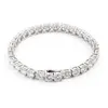 Nouveau Fermoir Serrure Vvs Moissanite Diamant Tennis Bracelet 925 Argent 10k 14k 18k Moissanite Chaîne Bracelet