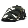 Visières Camouflage Sboy Caps Été Protection Solaire Hommes Béret Chapeau Casquette À Visière Style Coréen Chapeaux Baseball