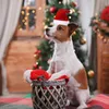 Dog Apparel Pet Cat Christmas Hat Small Puppy Santa Xmas Holiday Costume Ornaments Cosplay Props Hats For Costumes Supplies 230818