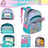 Backpacks Meetbelify Backpack for Girls Kids School Bookbag Elementary Students Full Size Travel Bag with lunch box 230818