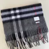 23SS Designer Scarves Orijinal Kontrol Klasikleri Erkek Kadın Kadın Kadınlar ve Erkekler İçin Kaşmir Eşarp Uzun Sargılar Boyut