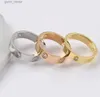Original engrave 6mm diamond LOVE Ring 18K Gold Silver Rose 316L Stainless Steel Rings Women men lovers wedding Jewelry Lady Party 6 7 8 9 10 11 12 big USA size