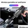 Stofzuiger 150W Wireless 2in1 Bloekbare draadloze handheld Home Office CAR Dubbel gebruik Portable 1012 Drop levering Mobiles Motorfiets DH2AW