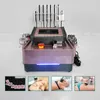 6 In 1 40/80k Cavitation Slimming Machine Lipolaser RF Vacuum Fat Burn Device Skin Care Wrinkle Removal Skin Tightening Cellulite Reduction Beauty Salon Equipment