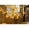 Decorative Flowers Wreaths Phalaenopsis Tree Branch Light Floral Lights Home Christmas Party Garden Decor Led Bb Fake Srn Drop Deliv Dhvcd