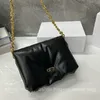 Diseñador de moda para mujer Bolsos de hombro Personalidad Moda Versátil Cuero genuino Cadena exquisita Temperamento Bolsos de mujer de alta calidad